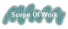 Scope Of Work